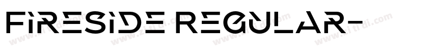 Fireside Regular字体转换